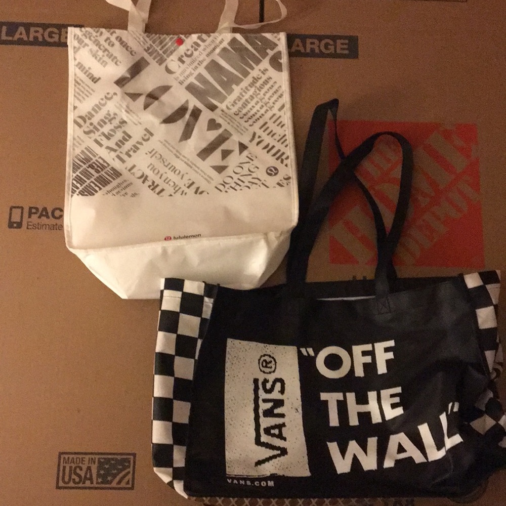 Lululemon & Vans Tote bags!